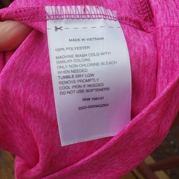 Reebok Girls Long Sleeve Pullover Shirt, sz Large,  Pink - Picture 8 of 10